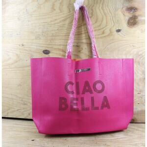 New Vince Camuto Tote Bag Pink Ciao Bella Large Bag